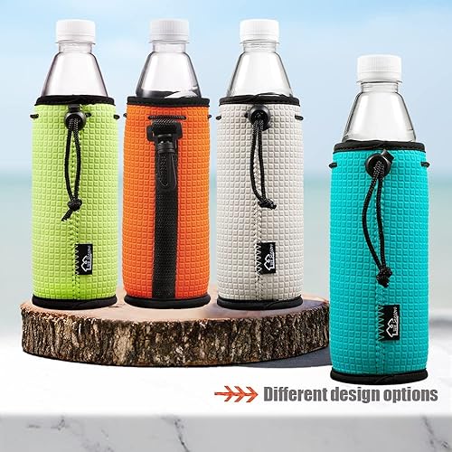 Miniatura 7 de WKieason - Fundas de neopreno para botellas de agua de 16-18 onzas, aislantes, fundas para botellas de bebidas, fundas para botellas de cerveza,
