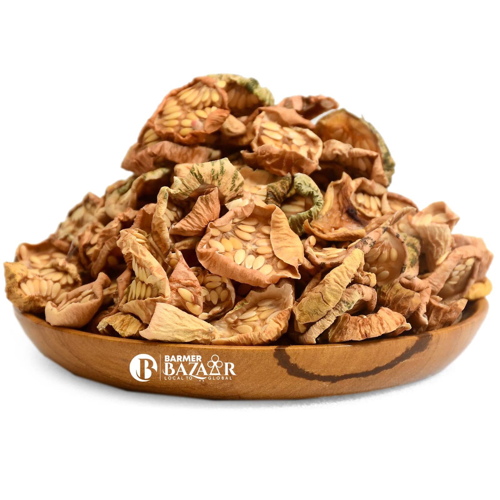 Barmer Bazaar Dried Kachri Wild Cucumber, Traditional Rajasthani Spice and Meat Tenderiser, Chakla Kachar) 200g 1