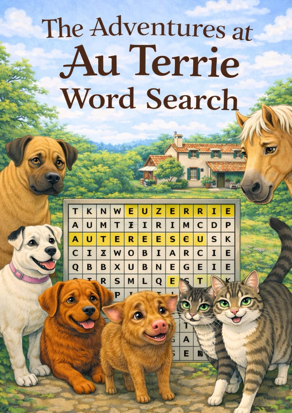 The Adventures at Au Terrie: Word Search