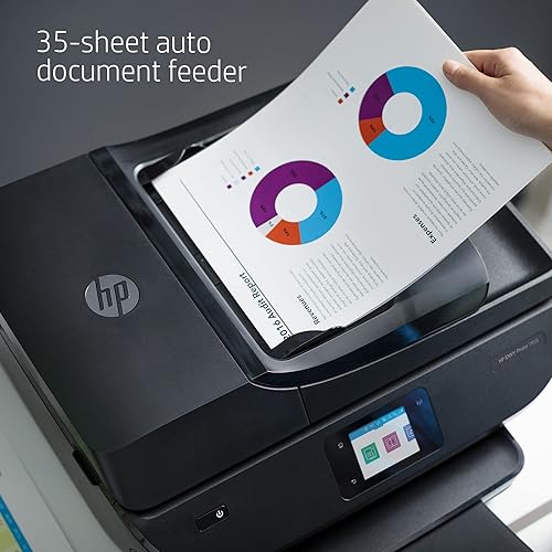 Miniatura 8 de HP Envy 7855 - Impresora fotográfica inalámbrica todo en uno de inyección de tinta color negro impresión de fax de escaneo de copia - CGD de 265