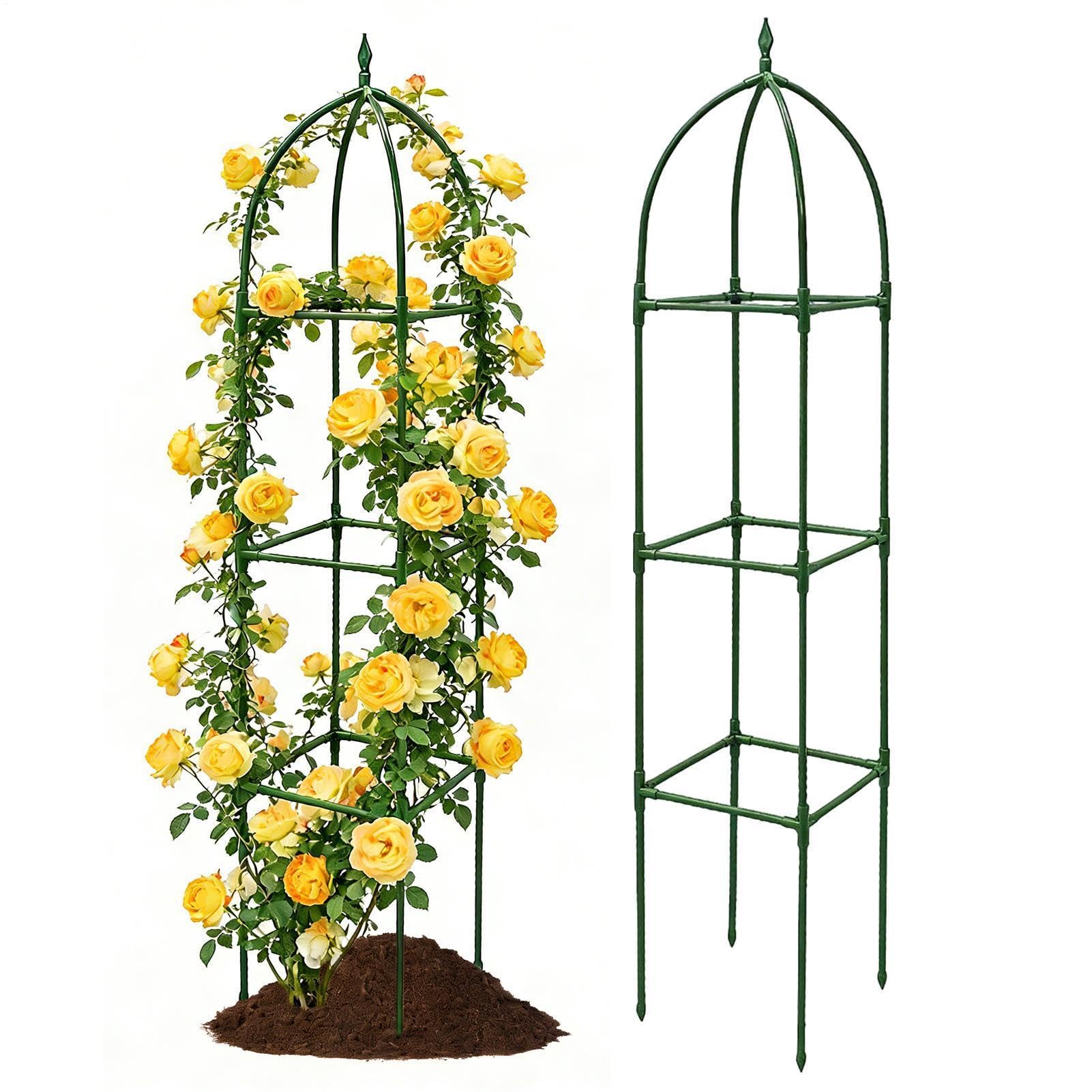 Enrejado exterior decorativo para crear zonas de privacidad con flores en la terraza