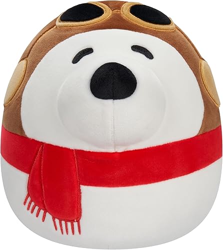 Miniatura 2 de Squishmallows Original Peanuts - Paquete de 2 peluches de Aviator Snoopy y Aviator Woodstock de 8 pulgadas, peluche oficial de Jazwares Little