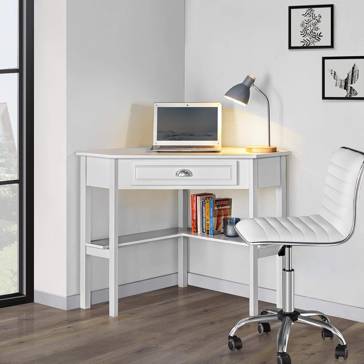 Buy Yaheetech Home Office Desk Chair Set
