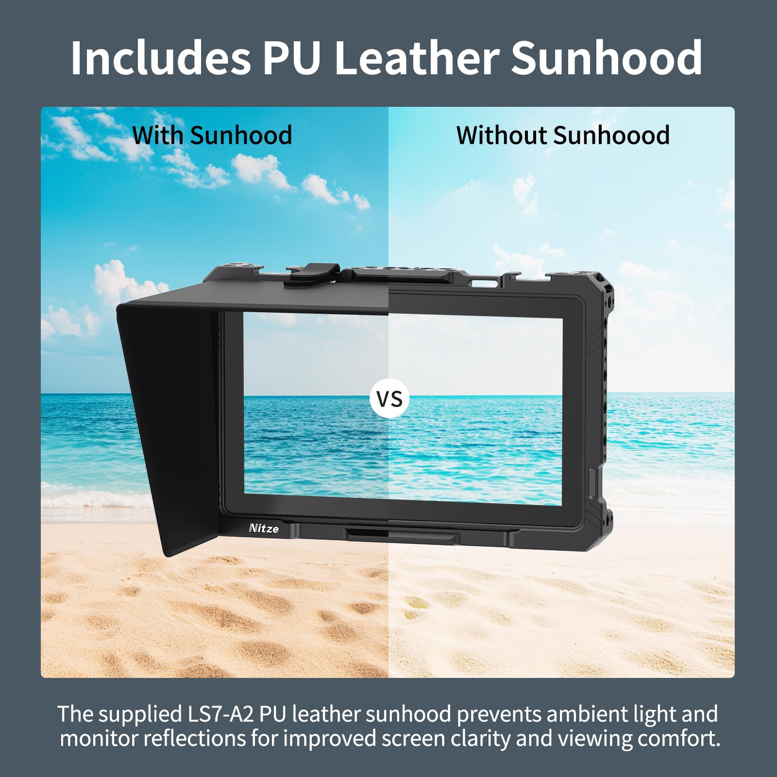 Amazon.com : Nitze Cage for OSEE G7 Pro 7 Inch Monitor, with PU