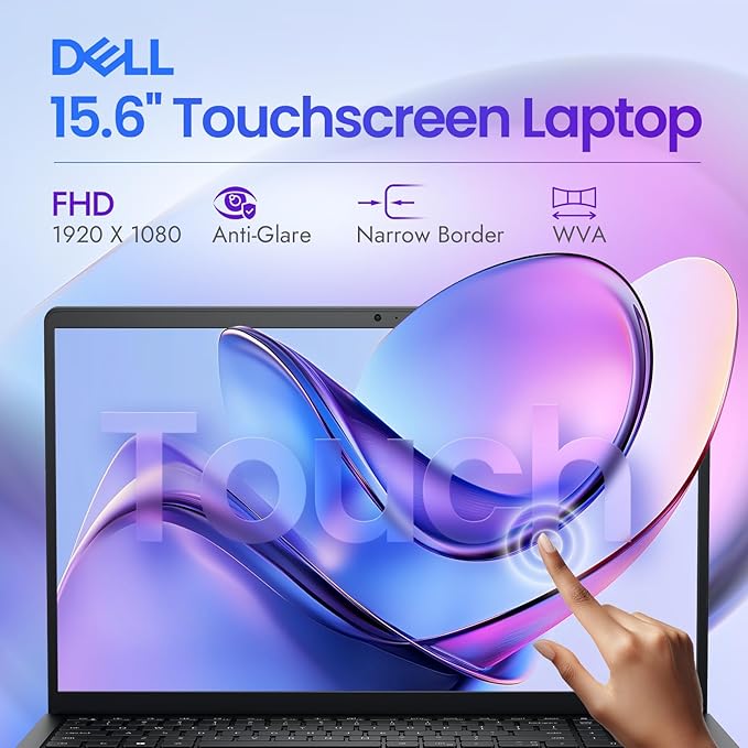 Dell 15 Laptop 15.6" FHD Touch i7-1355U 64GB RAM 2TB SSD W11 Pro miniatura 4