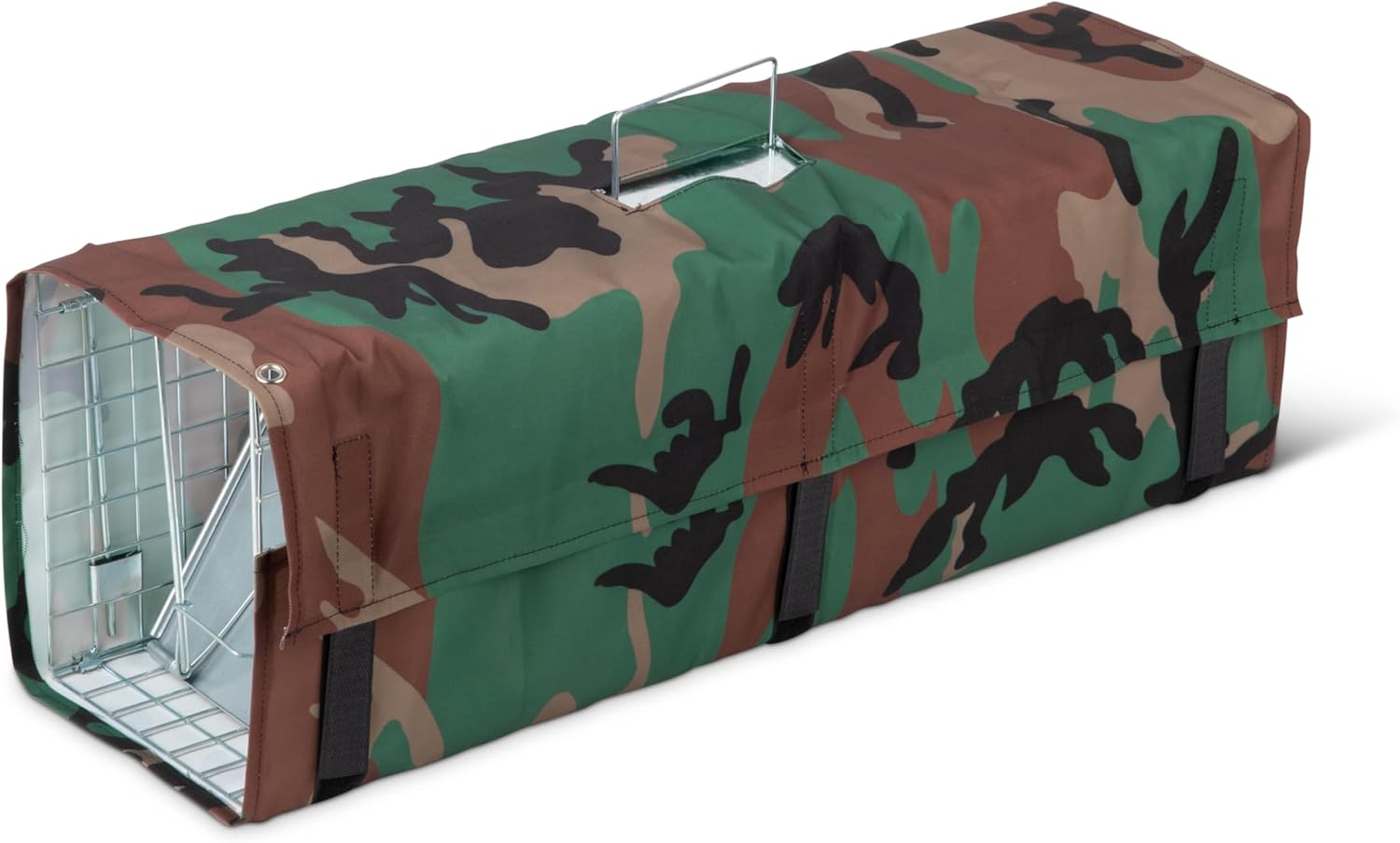 Answer Cage Coat for 24″ Cage – Durable Green Camo Protective Cover – Weather-Resistant and Easy to Install