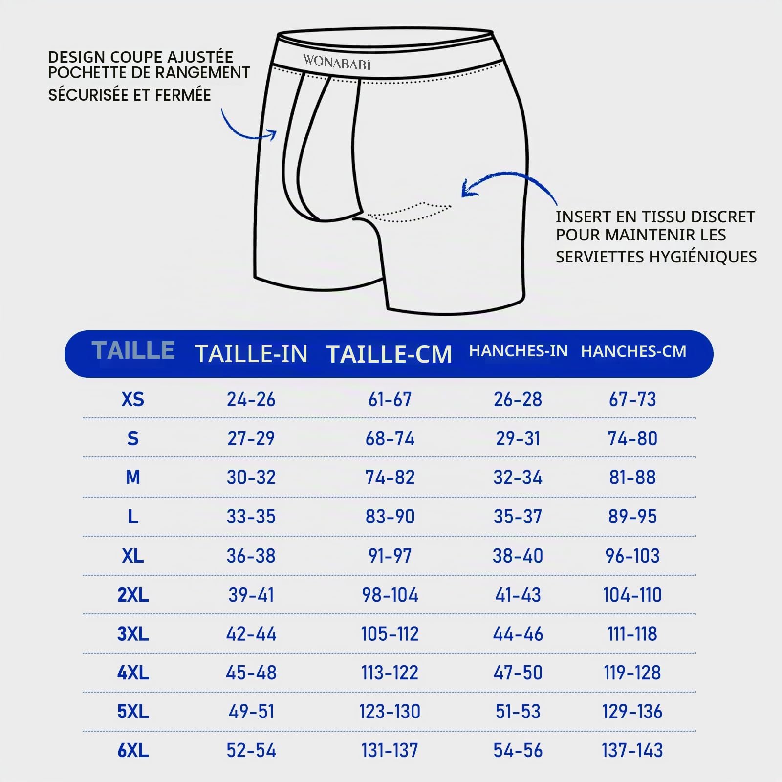Wonababi Boxer Trans, Short de garçon Extensible Anti-Chafing, Culotte pour Queer, FTM, Cosplay, sans Couture roulante