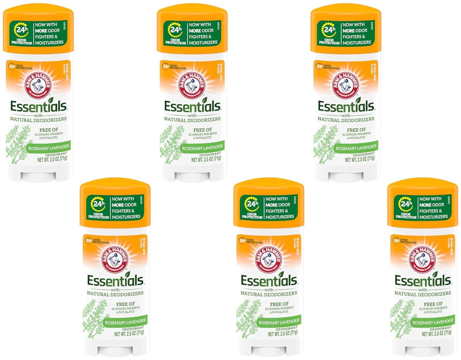 ARM & HAMMER Essentials Natural Deodorant, 2.5 Ounce
