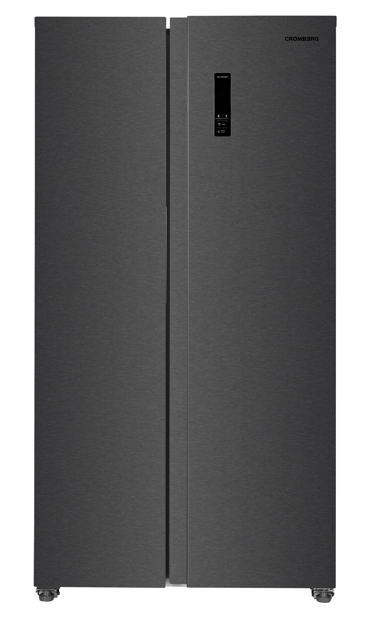 HRH 2P 55N BX Frigorifero Americano Side-by-Side, Total No Frost, 442L, display esterno il soft touch, Classe Energetica E, Altezza 177cm, Larghezza 91cm, Profondità 59cm