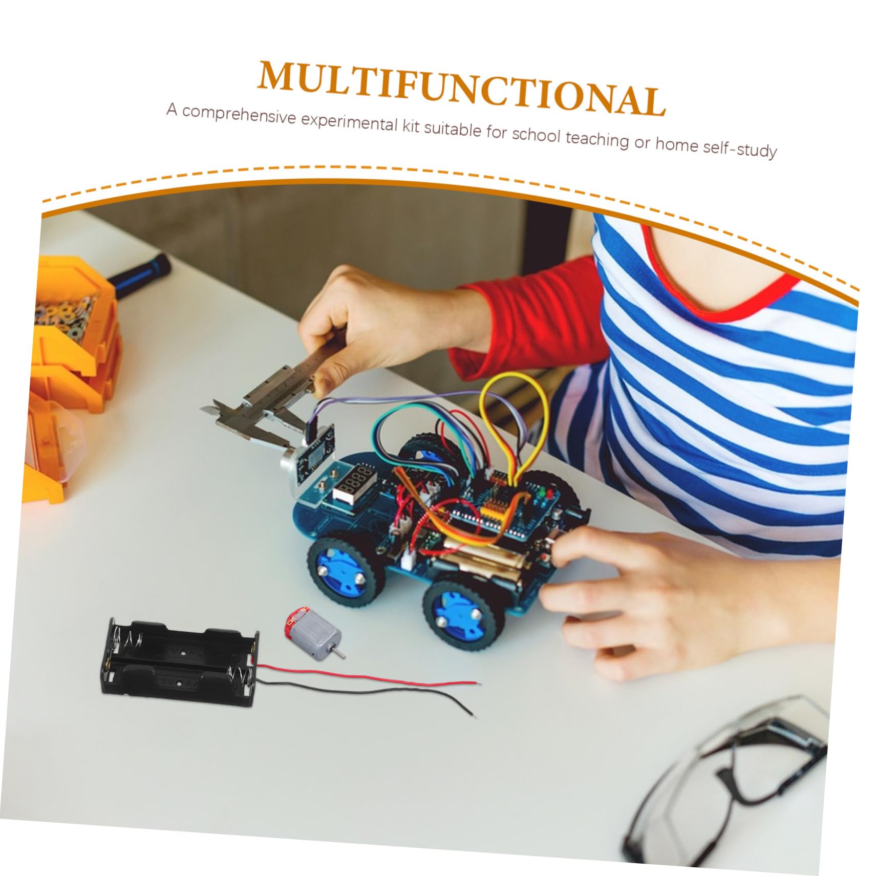 Circuito Experimental Juguete Circuito Juguetes Electrónicos Kits De Construcción para Engranajes Kit De De Experimento De Física para para