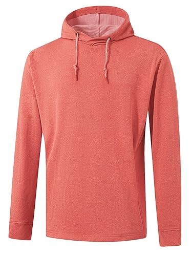 Hoodies for Men Golf Hooded Sweatshirts Dry Fit Athletic Lightweight