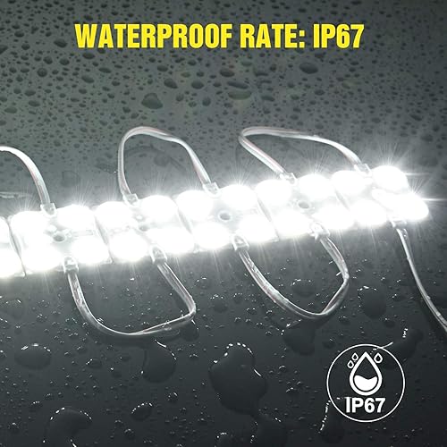 Vista 4 de Nilight Kit de luces LED para interior de furgoneta, 40 ledes de 12 V, iluminación de techo blanca, para camiones, vehículos recreativos, barcos