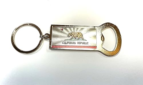 Miniatura 4 de Sureg California - Juego de 6 llaveros para abrebotellas, paquete de 6 llaveros de recuerdo de California