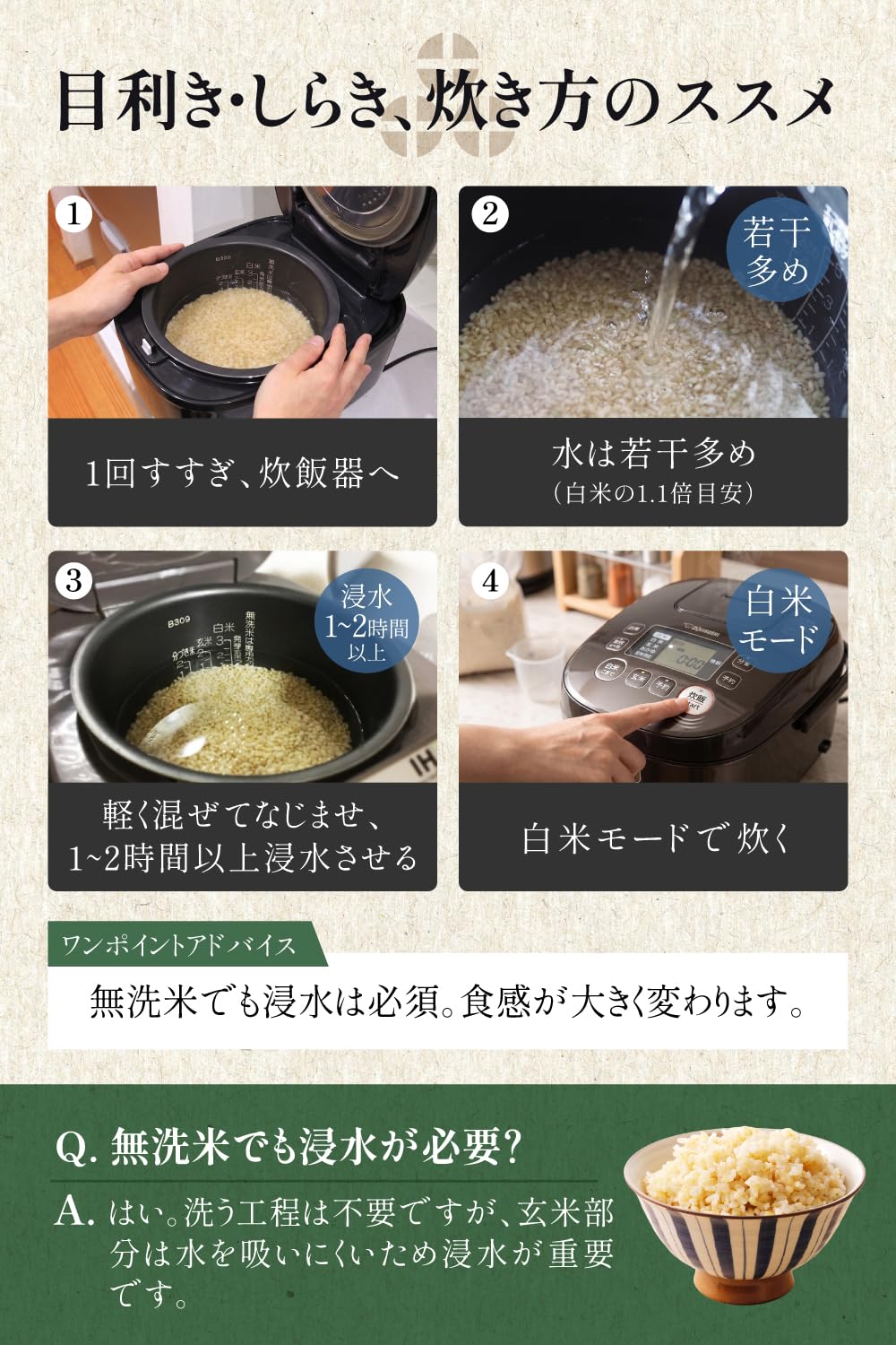 Amazon.co.jp: 【熊本県産・阿蘇の天然水育ち】 玄米 無洗米 20kg 令和