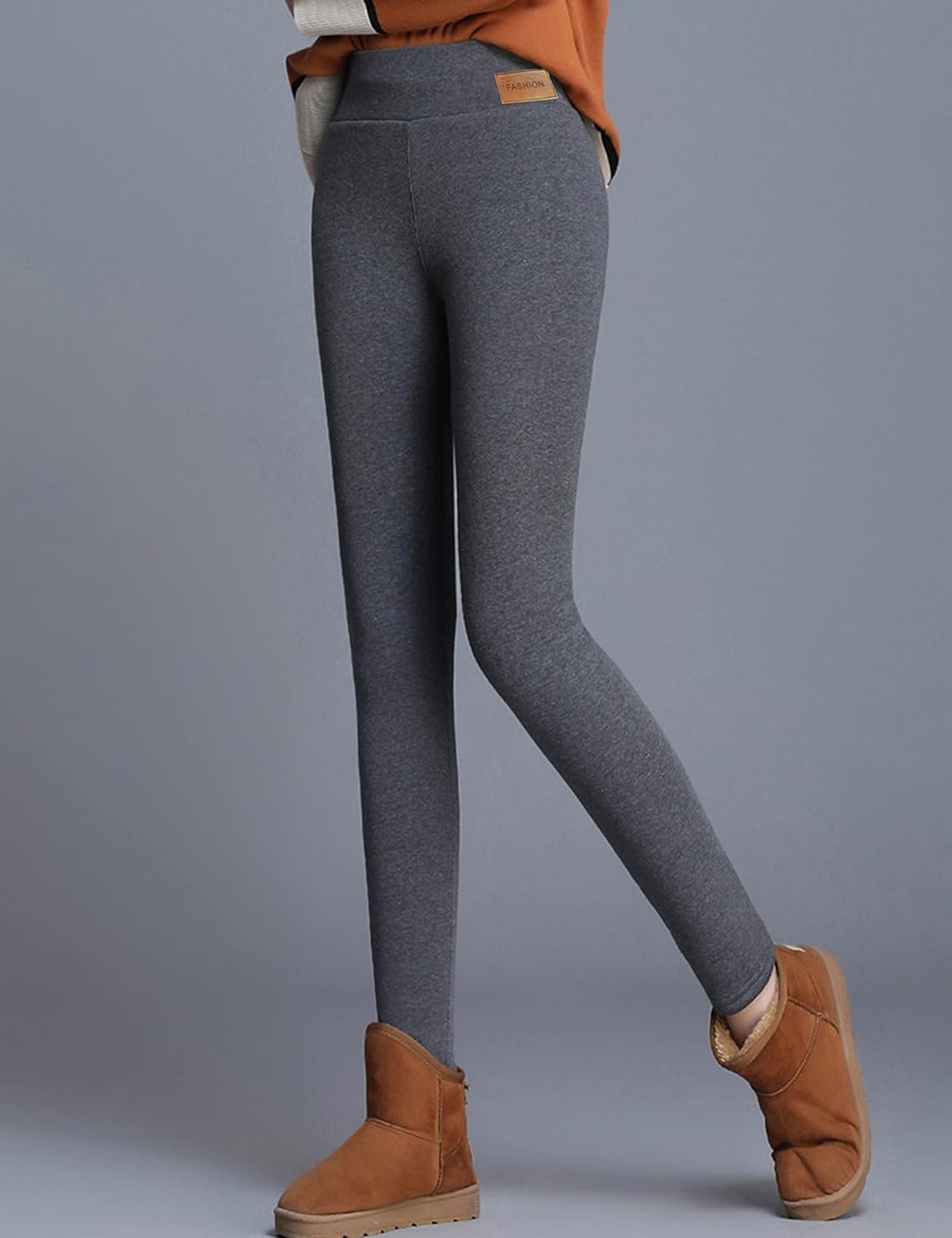 Yeokou Women's Warm Sherpa Lined Athletic Sweatpants Jogger Fleece Pants - Image 3