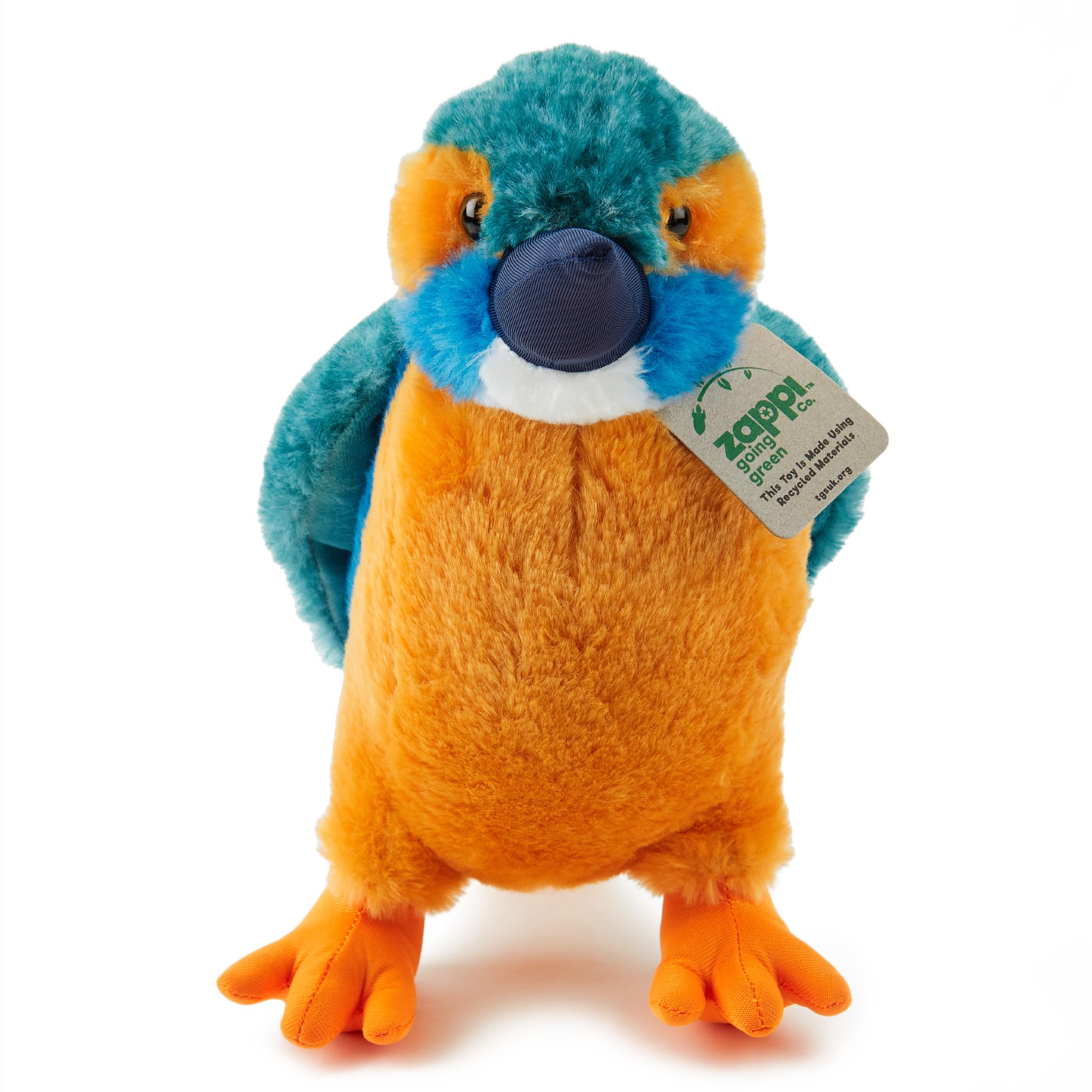 Zappi Co Kingfisher Plush Toy (27cm), Vibrant, Soft, Eco-Friendly Toy, Perfect for Kids' Nature Inspired Play - Image 2