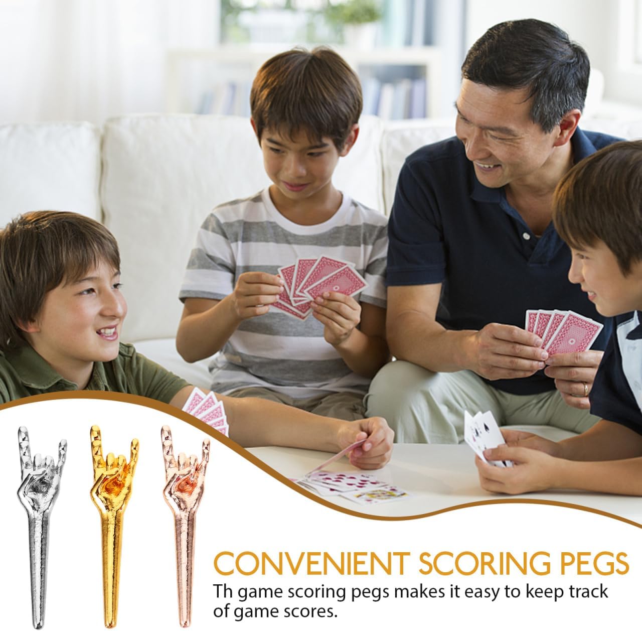 Sosoport 9 Pack Game Scoring Pegs Set Portable Score Pegs for Cards Game Board Scoring Pegs Indoor Keeper 1.53 X 0.27 X 0.11 in image 4