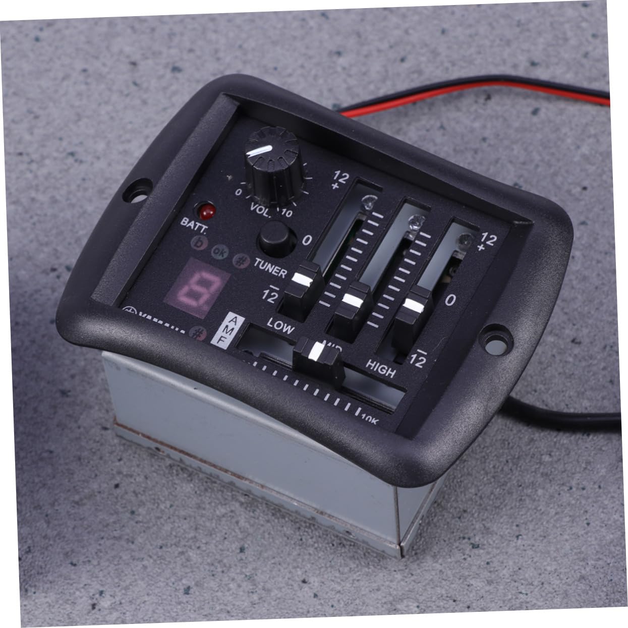 Band Gitarren equalizer Pickup Vorverstärker mit Integriertem Stimmgerät und Lautstärkeregler Akustischer Gitarren preamplifier mit Goldfarbenem Geeignet für