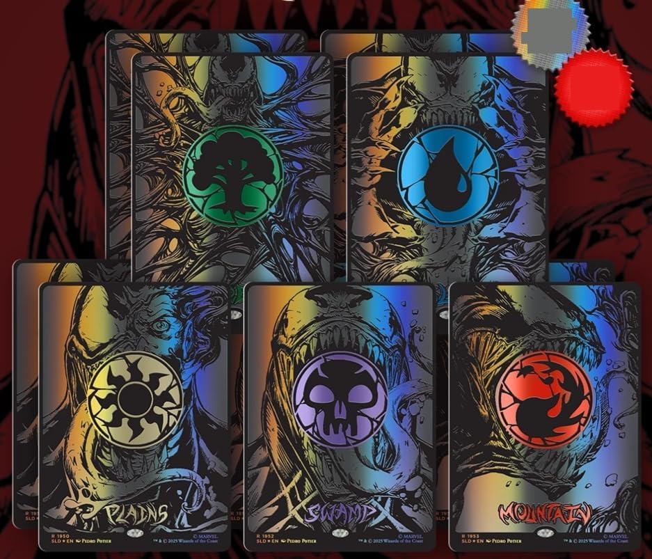 MTG Decks & More Compatible with Spider-Man: MTG Secret Lair: Secret Lair x Marvel's Spider-Man: Mana Symbiote (Raised Foil Edition)