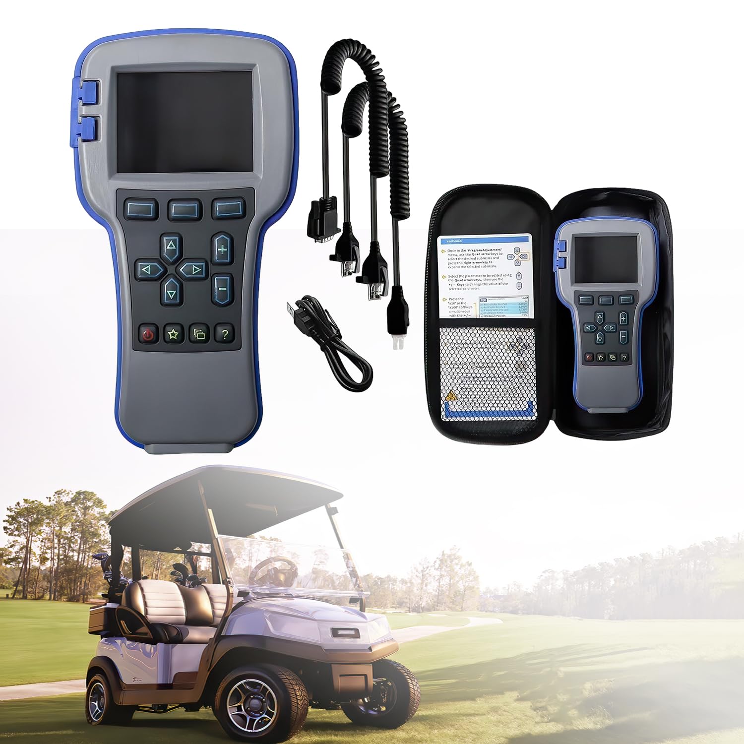 1313-4331 Programmatore palmare per controller Curtis - Strumento diagnostico a livello di rivenditore per carrelli elevatori, carrello da golf, EV - Impostare parametri, errori di lettura