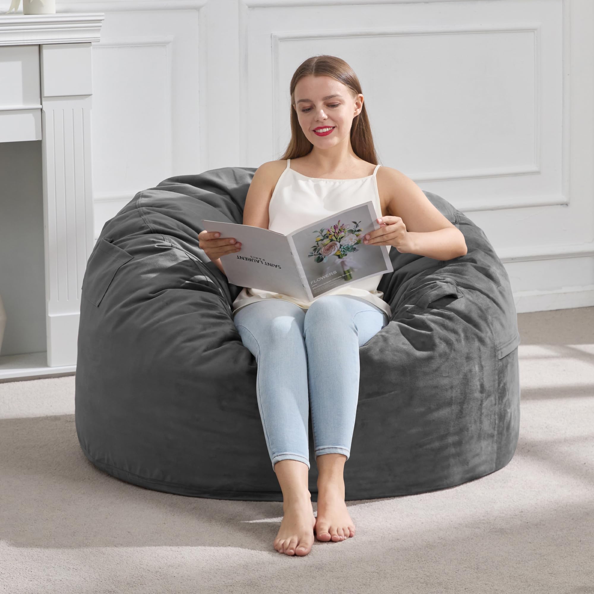 Hobestluk 3FT Bean Bag Chair