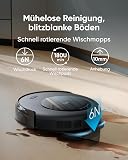 eufy Robot aspirateur Laveur Omni C20 avec Station Tout-en-Un, autovidage, Lavage et séchage des Patins, Aspiration 7 000 Pa, Design de 8,5 cm, aspirateur Robot et Laveur de sols - 5