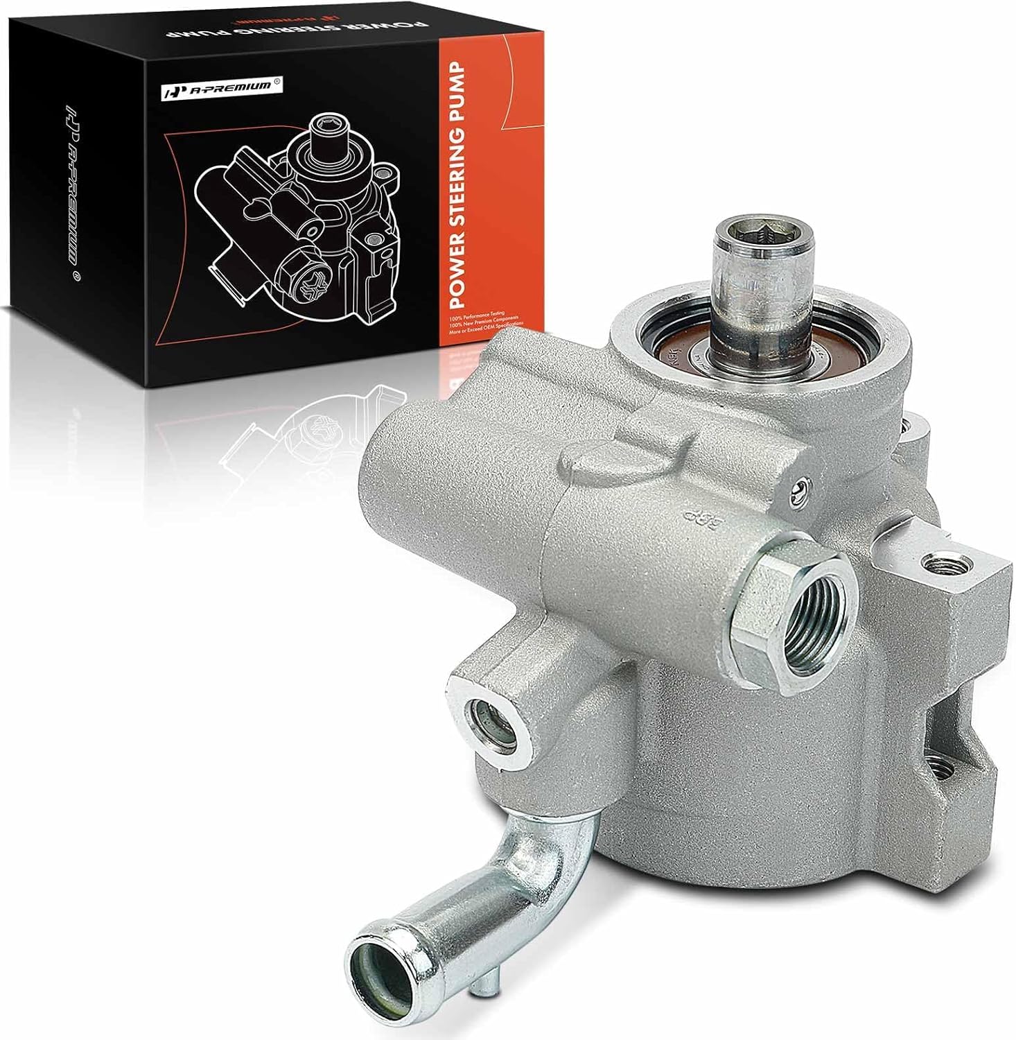 A-Premium Power Steering Pump Compatible with Volvo 240 1990, 244 245 1985-1989, 740 1985-1992, 745 1985, 760 1985-1990, 780 1989-1991, 940 1991-1995