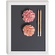 U Brands Magnetic Chalkboard with Decorative Frame, Office Supplies, Includes Magnets and Chalk Pencils, 11 x 14