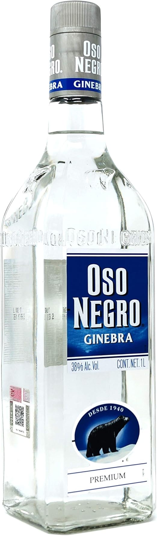 Ginebra Oso Negro Premium 1 L Alimentos y Bebidas