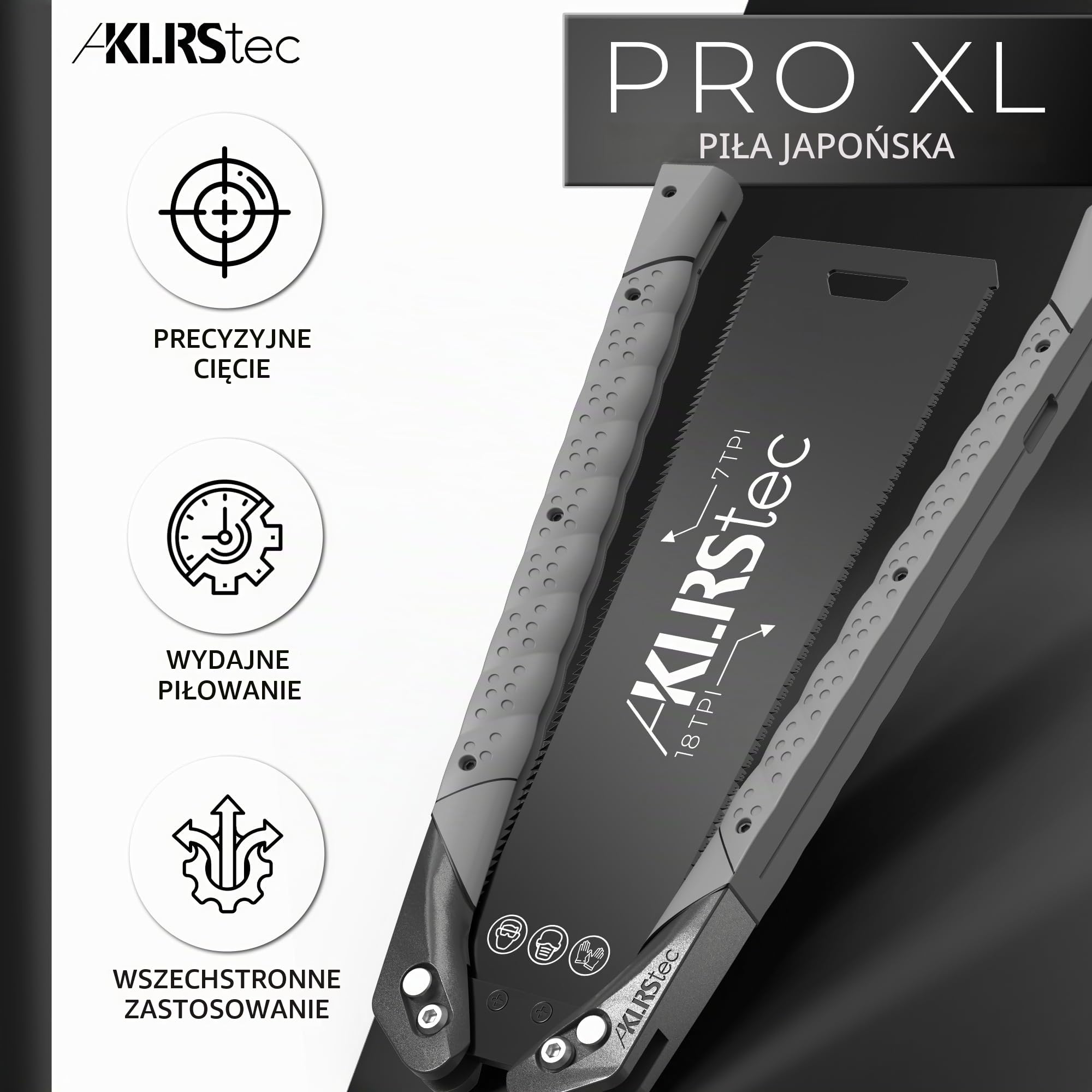 KLRStec PRO XL japońska piła – innowacyjna piła japońska o składanej konstrukcji