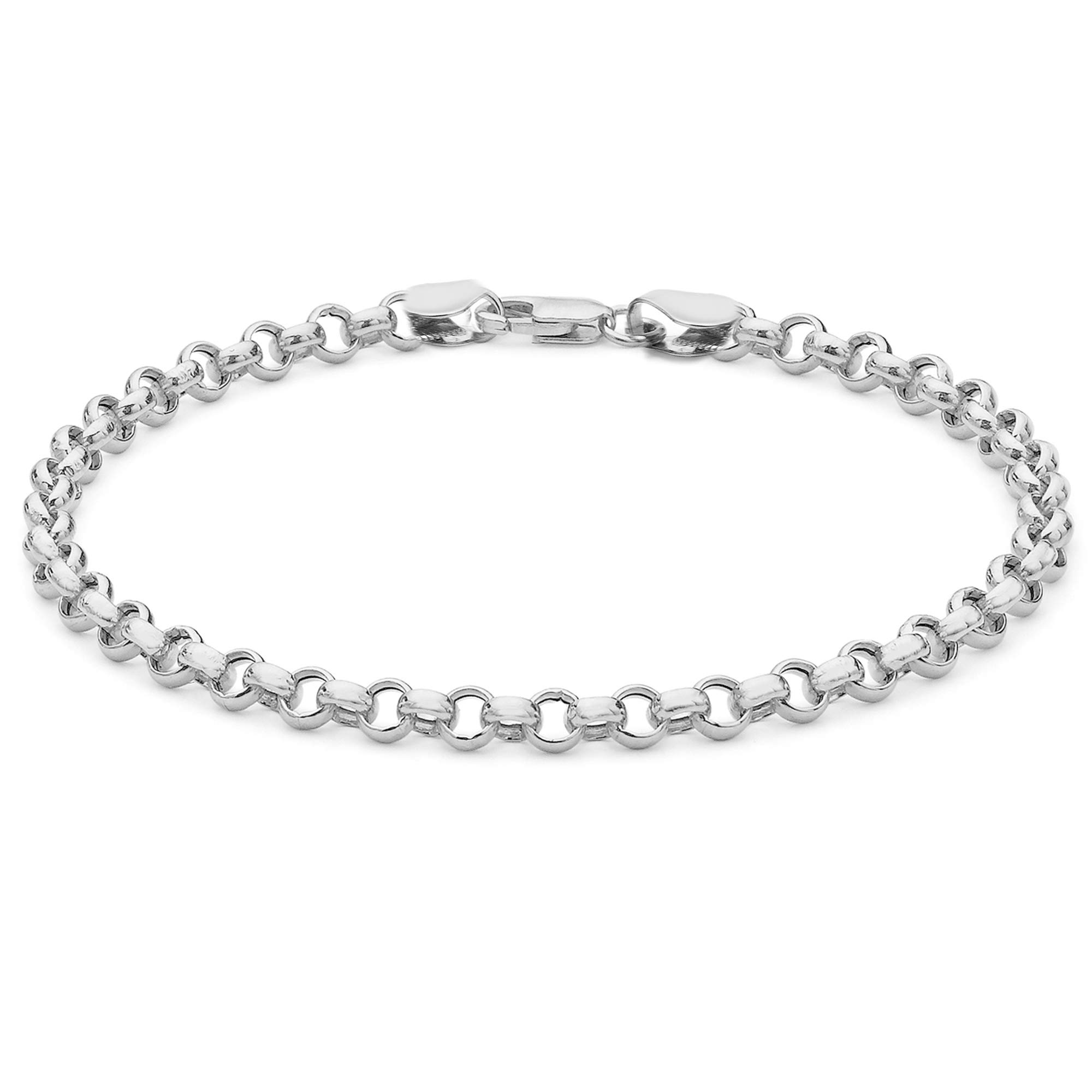 Bracciale Tuscany Silver In Argento 925 Con Charm – Girocollo Belcher 19 Cm, Donna