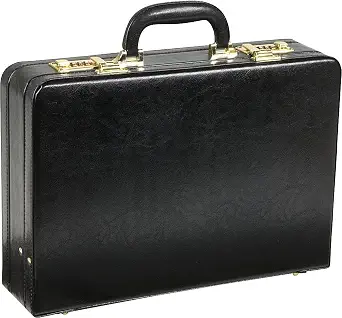 Expandable Executive Faux Leather Attache Case 2893-89