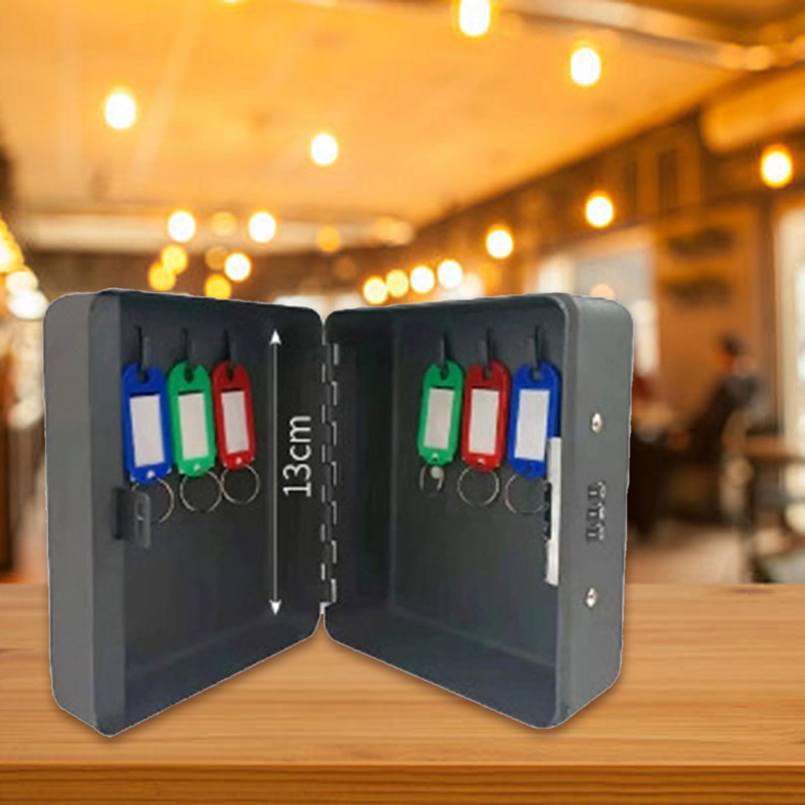 Boîte à clés moderne pour une utilisation en intérieur et en extérieur avec serrure à code Capaci résistante aux intempéries et solution sécurisée pour la maison et le bureau