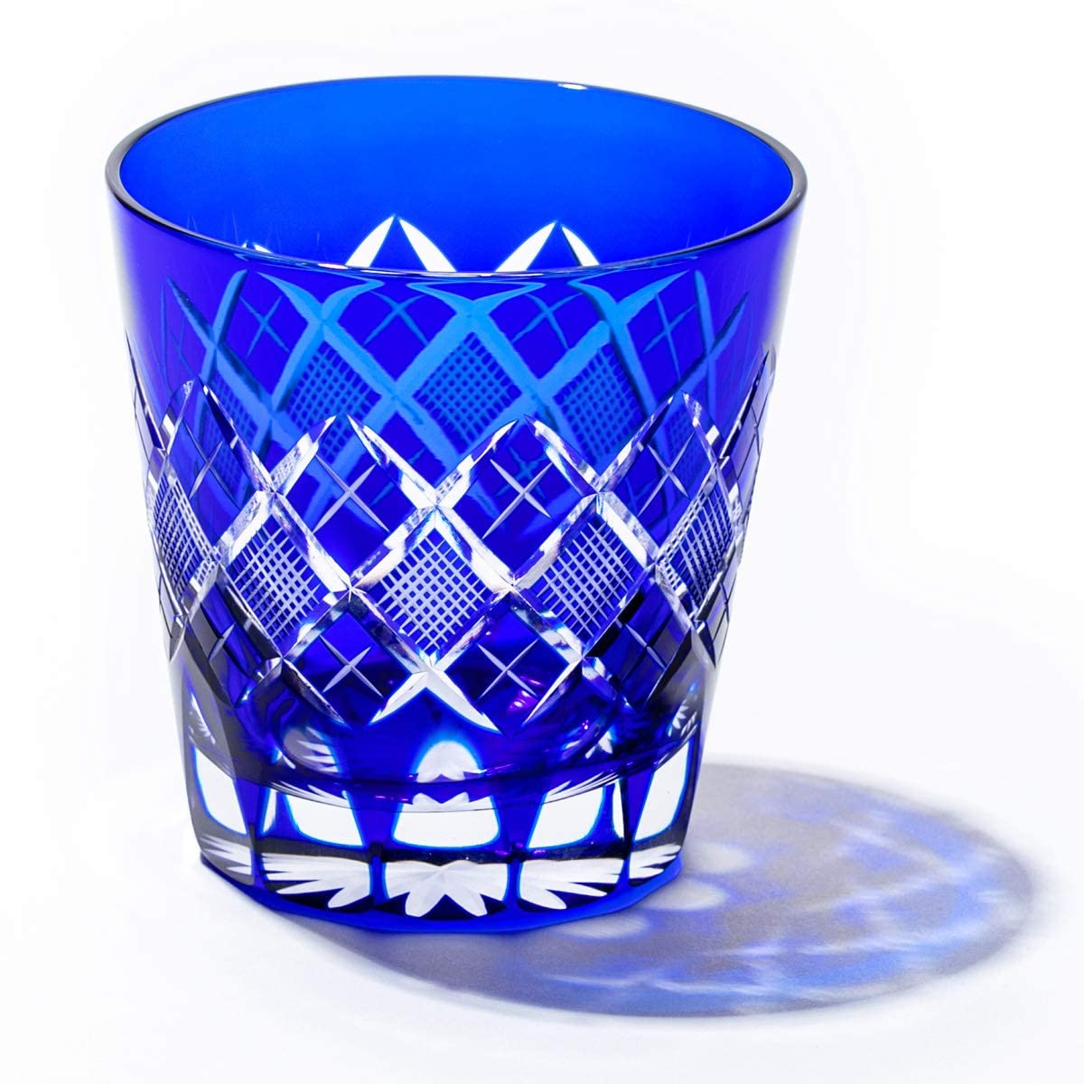 Amazon | 【 太武朗工房 公式 直販 】 江戸切子 矢来魚子紋 天開