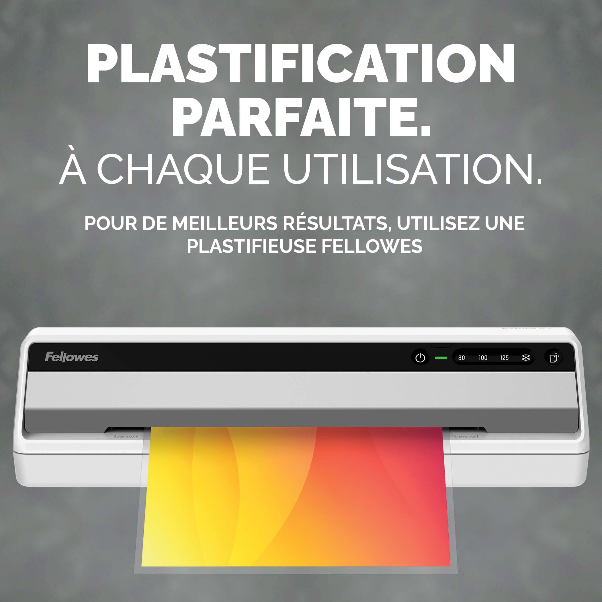 Fellowes Fogli Plastificazione A3 Lucide 50 Pezzi Resistenti per Poster e Documenti