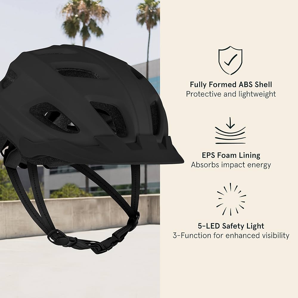 Amazon.com : Retrospec Lennon Bike Helmet - Matte Black One