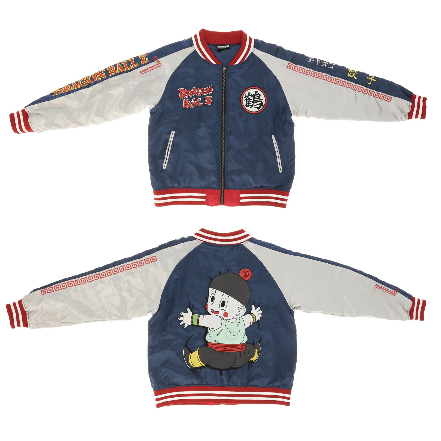 Amazon.co.jp: 丸眞 スカジャン(L) ドラゴンボールZ チャオズ 全面刺繡