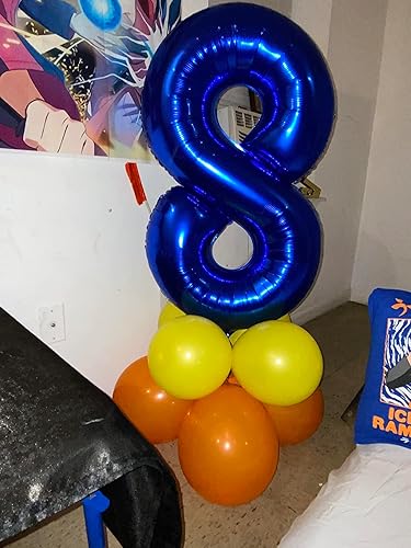 Vista 519 de Globo número 2 de 40 pulgadas, para decoración de cumpleaños y graduaciones, para niños y niñas (color verde claro)