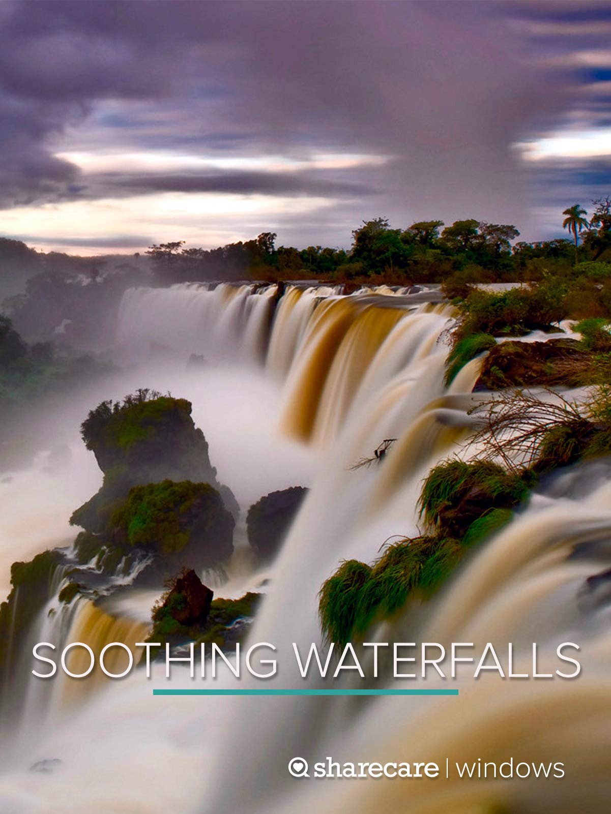 Soothing Waterfalls with Music