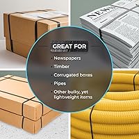 Vista 6 de IDL Packaging Recambio para kits de flejado de polipropileno HD (PP) de 12" para flejado de embalaje Rollo de flejado de polipropileno de 12" x