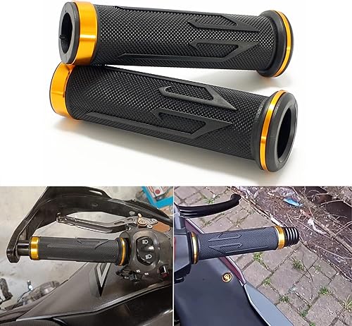 Miniatura 2 de Agarres universales de gel de goma para motocicleta de 78 "0.866 in manillar deportes bicicleta Chopper Cruiser Bike