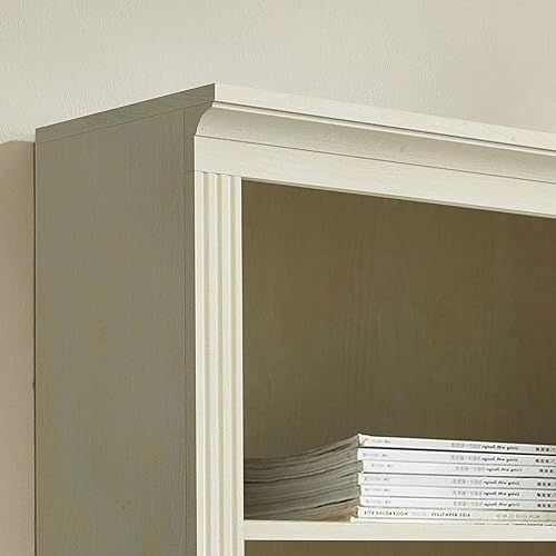 Miniatura 7 de JAHRSTIM Halston Multi-Depth Bookcase, Adjustable Storage Open Display Shelving Unit for Home and Office Space, 31.5”L x 15.75”W x 72.8”H, Cream