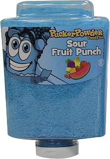 Pucker Powder Sour Fruit Punch,Party Favors - Weddings - Receptions - Bridal and Baby Showers - Birthdays - Toppings - Decorations, 9.5oz: - 1 Ct