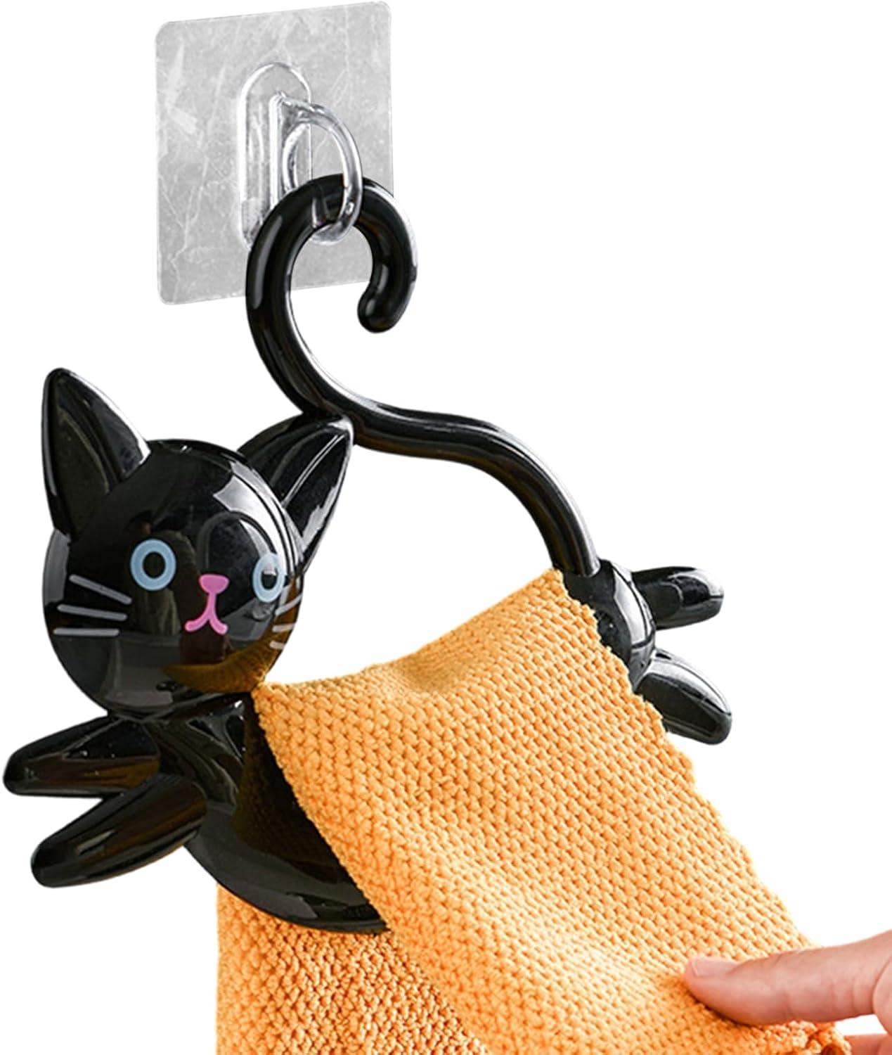 Towel Racks for Bathroom Funny Cat with Hook