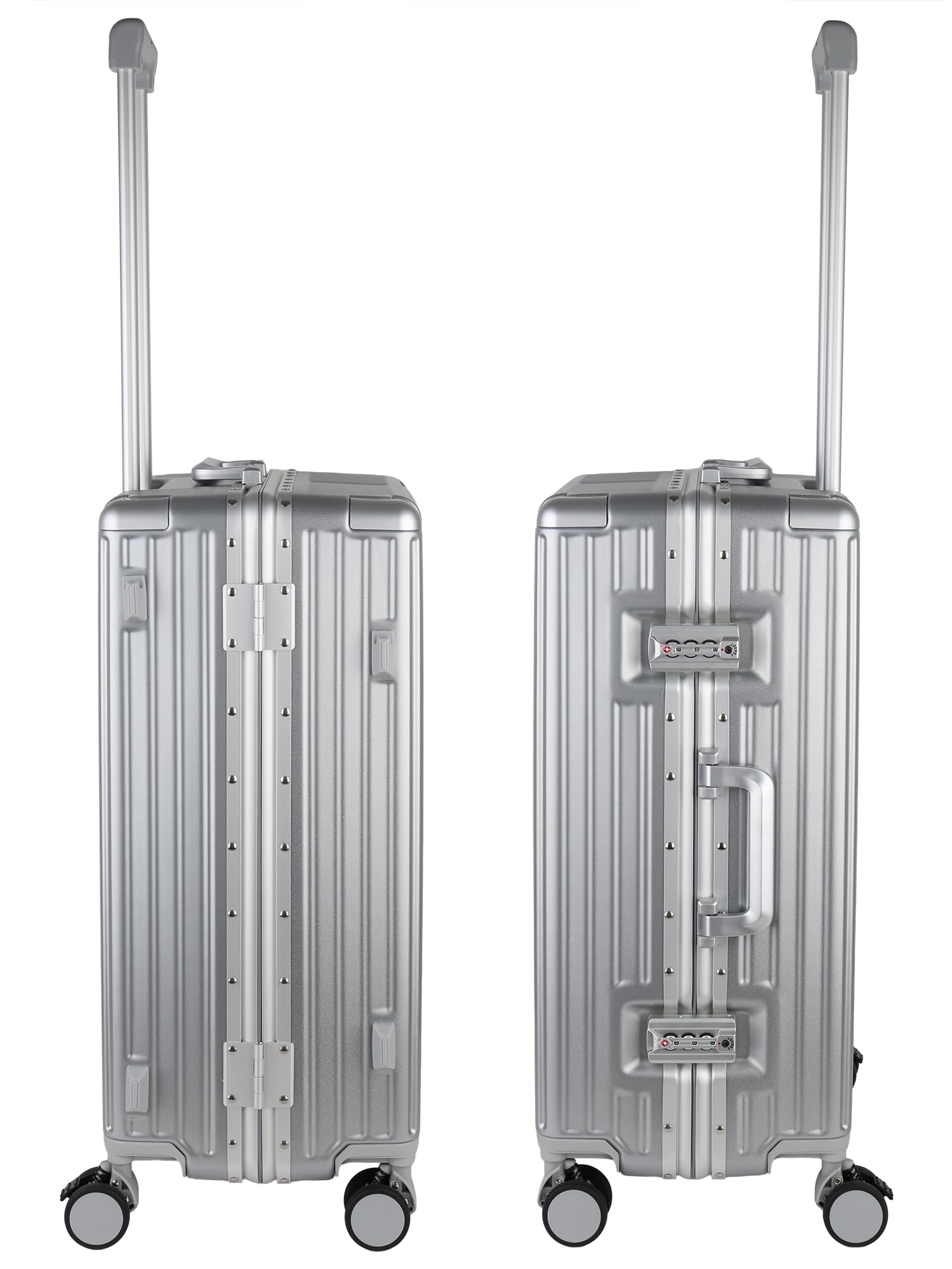 VAN HILL Herolite Hartschalen-Trolley Reisekoffer mit 4 Doppelrollen, TSA-Schloss & Schnappverschluss – Leichtes Hartschalen-Reisegepäck aus Polycarbonat/ABS