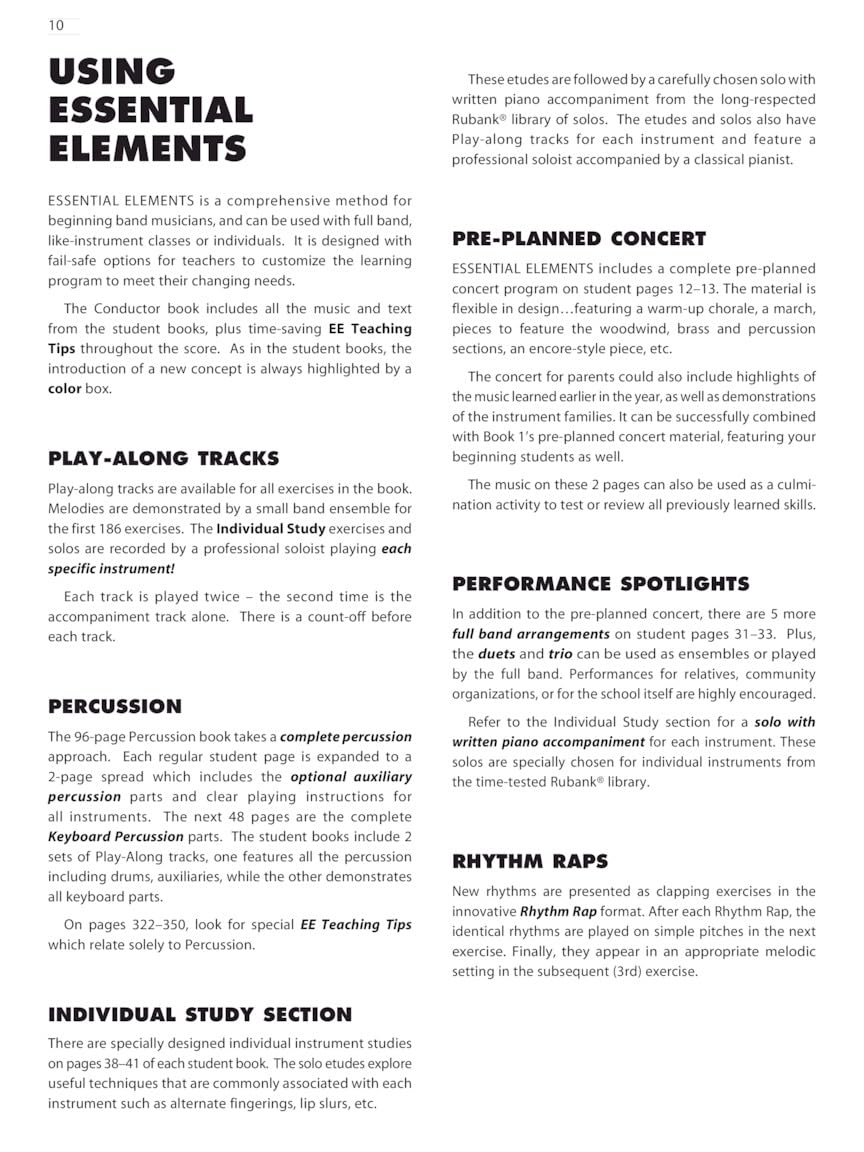 Essential Elements 2000 Comprehensive Band Method, Conductor Book 2 [With CD (Audio)]