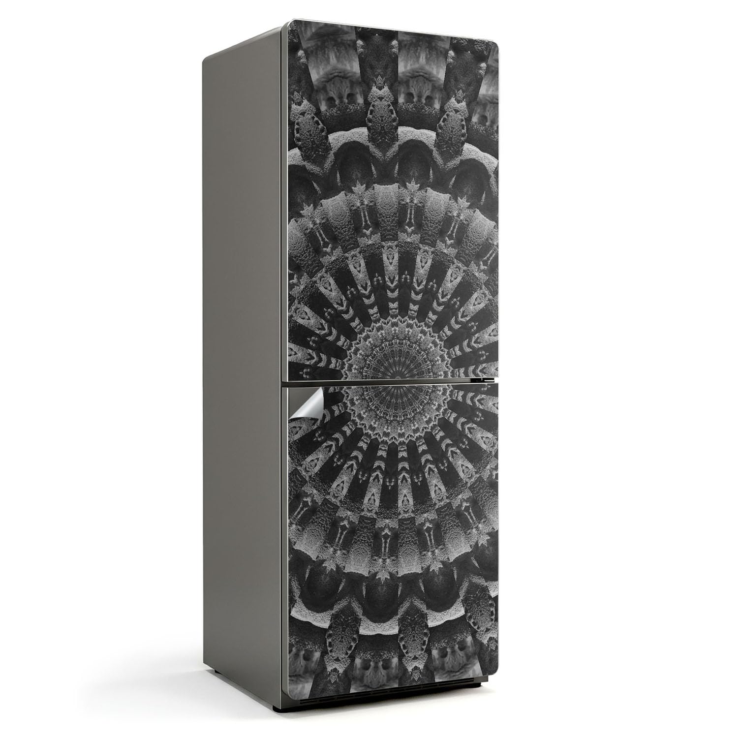 Sticker frigo de cuisine mandala pour créer une ambiance chaleureuse
