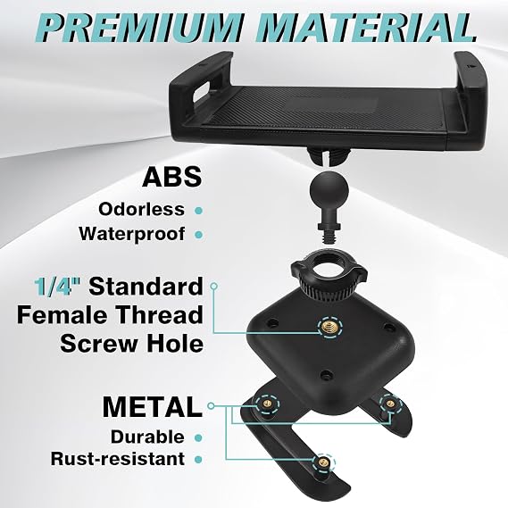 BestEvMod Seat Back Second Row Tablet Holder for Rivian R1T/R1S & Rivian R2