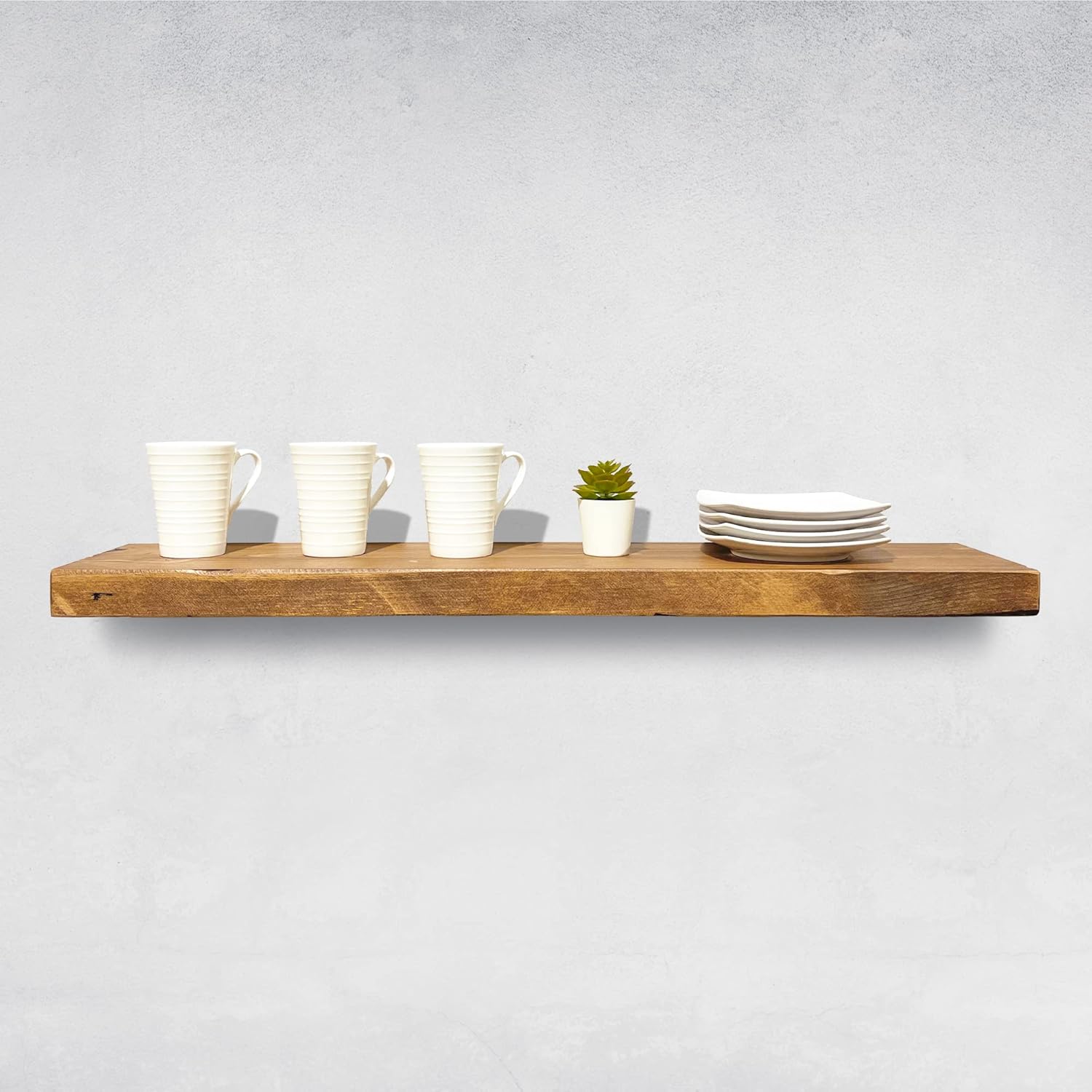 URBANDI, Rustic Floating Shelves, Set of 2, Hidden Australia Ubuy