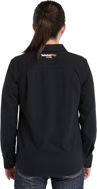 Timberland PRO FR Cotton Core Button Front Shirt - Pure Cotton Fabric Wickwork Technology